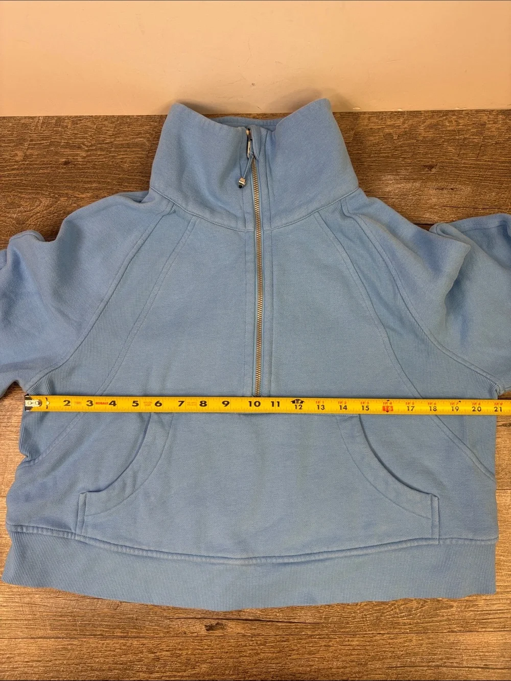 Lululemon Scuba Oversized Funnel-Neck Half Zip Aero Blue M/L